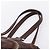 Sac à main PRADA en cuir marron argent BR2804 Auth am12375V Argenté - vue 8