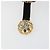 Cintura Christian Dior in pelle scamosciata 32.3'' Nero Oro Auth 188621 D'oro - vista 6