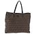 Sac à main FENDI Zucchino Canvas Marron Auth ka5289 - vue 2