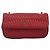 Bolsa de Ombro com Corrente BALLY em Couro Vermelho e Ouro Auth 195012 Dourado - vista 2