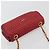 Bolsa de Ombro com Corrente BALLY em Couro Vermelho e Ouro Auth 195012 Dourado - vista 6