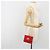 Borsa a tracolla CHANEL Matelasse Chain Gribois Raso Rosso Gold CC Auth 195020 D'oro - vista 23