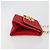 Borsa a tracolla CHANEL Matelasse Chain Gribois Raso Rosso Gold CC Auth 195020 D'oro - vista 4