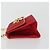 Borsa a tracolla CHANEL Matelasse Chain Gribois Raso Rosso Gold CC Auth 195020 D'oro - vista 5