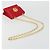 Borsa a tracolla CHANEL Matelasse Chain Gribois Raso Rosso Gold CC Auth 195020 D'oro - vista 7