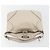 Borsa a tracolla Salvatore Ferragamo Gancini in pelle Ivory Silver Auth 196279 Argento Crudo - vista 15