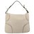 Borsa a tracolla Salvatore Ferragamo Gancini in pelle Ivory Silver Auth 196279 Argento Crudo - vista 3