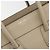 Céline CELINE Luggage Micro Shopper Hand Bag Leather Beige Silver Auth 196658V Plata - vista 14