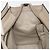 Céline CELINE Luggage Micro Shopper Hand Bag Leather Beige Silver Auth 196658V Plata - vista 18