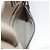 Céline CELINE Luggage Micro Shopper Hand Bag Leather Beige Silver Auth 196658V Plata - vista 23