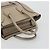 Céline CELINE Luggage Micro Shopper Hand Bag Leather Beige Silver Auth 196658V Plata - vista 7