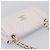 Borsa a tracolla CHANEL V Stitch Chain Chevron in pelle Bianco Navy CC Auth BA15077SAM Blu navy - vista 6