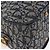 Borsa a mano Double Saddle in tela Trotter Christian Dior Navy Tono Oro Auth ka6207 Blu navy - vista 22