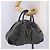 Borsa a mano Double Saddle in tela Trotter Christian Dior Navy Tono Oro Auth ka6207 Blu navy - vista 37