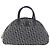 Borsa a mano Double Saddle in tela Trotter Christian Dior Navy Tono Oro Auth ka6207 Blu navy - vista 5