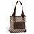 Borsa Tote GUCCI GG Canvas Beige Silver 28893 Auth 204253 Argento