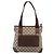 Borsa Tote GUCCI GG Canvas Beige Silver 28893 Auth 204253 Argento - vista 2