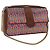 Borsa a tracolla con catena FENDI in camoscio 2way marrone oro Auth 197273SAV D'oro