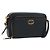 Christian Dior Karo Double Pouch Shoulder Bag Leather Black Gold Auth 203485M Golden