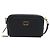 Christian Dior Karo Double Pouch Shoulder Bag Leather Black Gold Auth 203485M Golden - view 2
