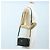 Christian Dior Karo Double Pouch Shoulder Bag Leather Black Gold Auth 203485M Golden - view 23