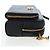 Christian Dior Karo Double Pouch Shoulder Bag Leather Black Gold Auth 203485M Golden - view 5