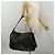 Borsa a tracolla LOEWE in pelle nera e oro Auth bs36832A Nero D'oro - vista 24