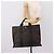 Hermès HERMES Her Line MM Handtasche Canvas Grau Silber Auth 205886A Braun - Ansicht 20