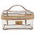 Necessaire per cosmetici Burberrys Vanity in vinile trasparente argento Auth 203676A - vista 2