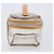 Necessaire per cosmetici Burberrys Vanity in vinile trasparente argento Auth 203676A - vista 5