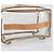 Necessaire per cosmetici Burberrys Vanity in vinile trasparente argento Auth 203676A - vista 7