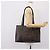 Céline CELINE Macadam Canvas Tote Bag PVC Leder Schwarz Gold Auth 203654A Golden - Ansicht 25