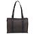 Céline CELINE Macadam Canvas Tote Bag PVC Leder Schwarz Gold Auth 203654A Golden - Ansicht 3
