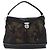 Borsa a Tracolla PRADA Nylon Pelle Khaki Silver BR4549 Auth am12573V Argento Cachi - vista 2