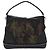 Borsa a Tracolla PRADA Nylon Pelle Khaki Silver BR4549 Auth am12573V Argento Cachi - vista 3