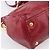 Sac à main PRADA Vitter Shine 2way Red Gold Auth 204038 Rouge Doré - vue 15