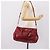 Sac à main PRADA Vitter Shine 2way Red Gold Auth 204038 Rouge Doré - vue 29