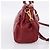 Sac à main PRADA Vitter Shine 2way Red Gold Auth 204038 Rouge Doré - vue 4