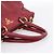 Sac à main PRADA Vitter Shine 2way Red Gold Auth 204038 Rouge Doré - vue 7