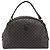 Céline Borsa a mano CELINE Macadam Canvas PVC Leather Black Gold Auth 204166V Nero D'oro - vista 2