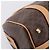 Céline Borsa Boston CELINE Macadam Canvas PVC Leather Brown Gold Auth 204457V Marrone D'oro - vista 14
