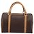 Céline Borsa Boston CELINE Macadam Canvas PVC Leather Brown Gold Auth 204457V Marrone D'oro - vista 3