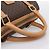 Céline Borsa Boston CELINE Macadam Canvas PVC Leather Brown Gold Auth 204457V Marrone D'oro - vista 8