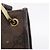 Borsa a tracolla GUCCI GG Canvas Marrone Oro 91762 Auth 201343 D'oro - vista 17