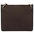 Borsa a tracolla GUCCI GG Canvas Marrone Oro 91762 Auth 201343 D'oro - vista 3