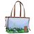 Borsa Tote LOEWE x Ghibli Il Mio Vicino Totoro Cushion Auth 167596SM Blu chiaro
