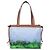 Borsa Tote LOEWE x Ghibli Il Mio Vicino Totoro Cushion Auth 167596SM Blu chiaro - vista 2