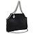 Stella Mc Cartney Borsa Stella MacCartney Falabella Suede 2way Black Silver Auth BA15506A Nero Argento