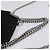 Stella Mc Cartney Borsa Stella MacCartney Falabella Suede 2way Black Silver Auth BA15506A Nero Argento - vista 7