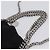 Stella Mc Cartney Borsa Stella MacCartney Falabella Suede 2way Black Silver Auth BA15506A Nero Argento - vista 8